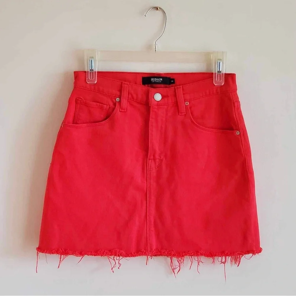 Hudson Viper Denim Mini Skirt